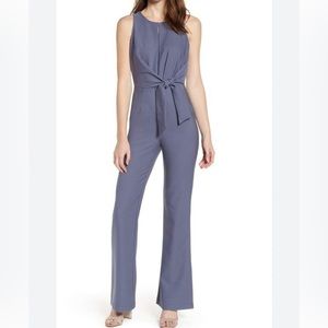 Socialite Tie Front Jumpsuit